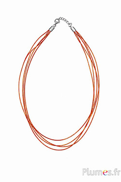 Halsketting - lengte 50 cm - brons